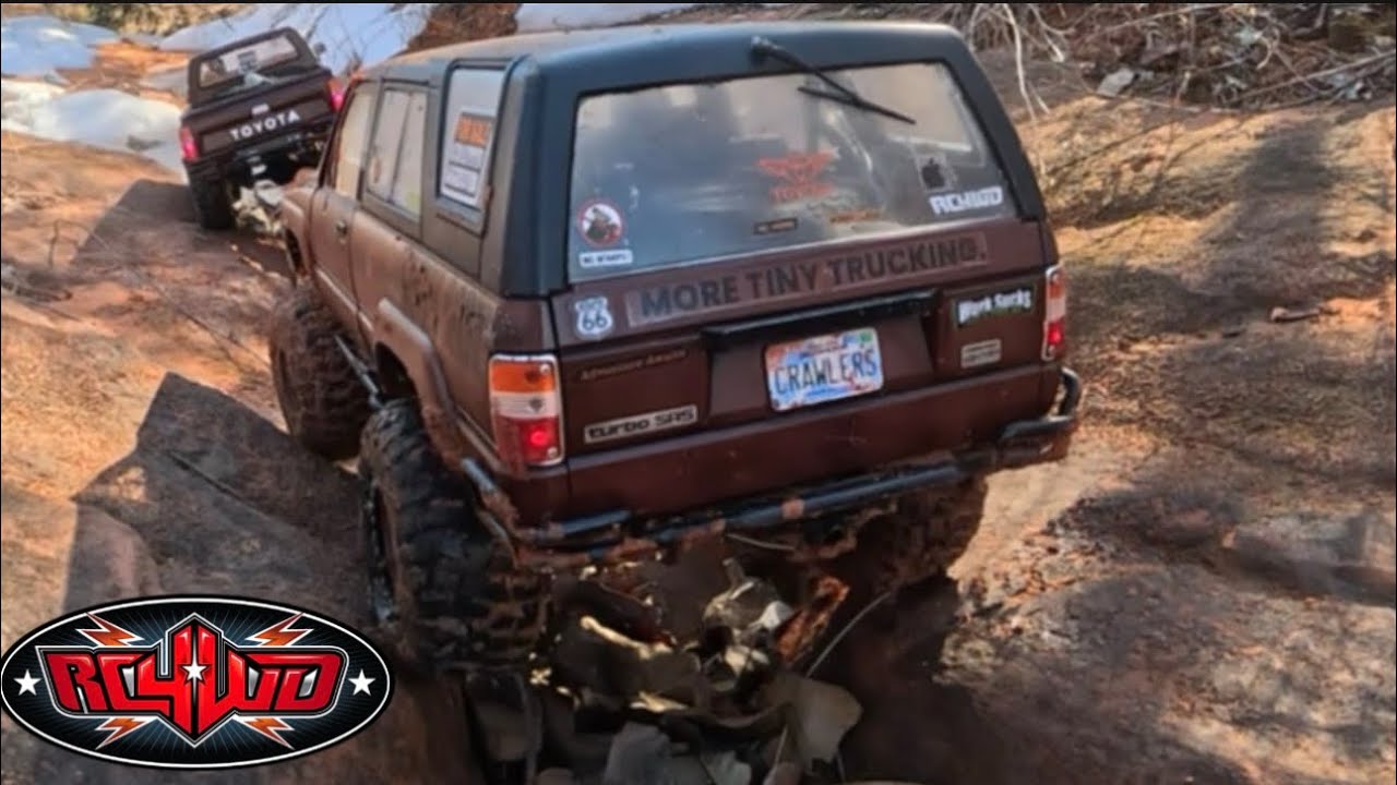 This terrain was AWESOME for the RC4WD TOYOTAS