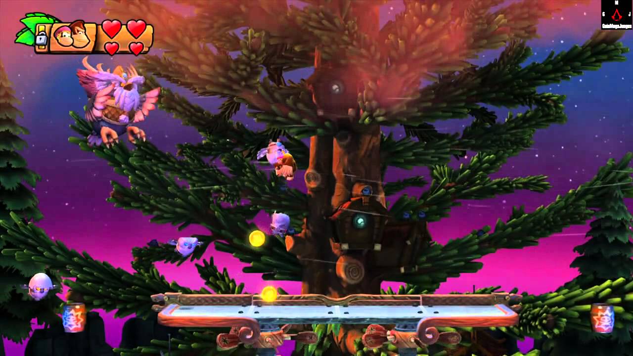 Donkey Kong Country Tropical Freeze Jefe 2 Combate En La Cumbre