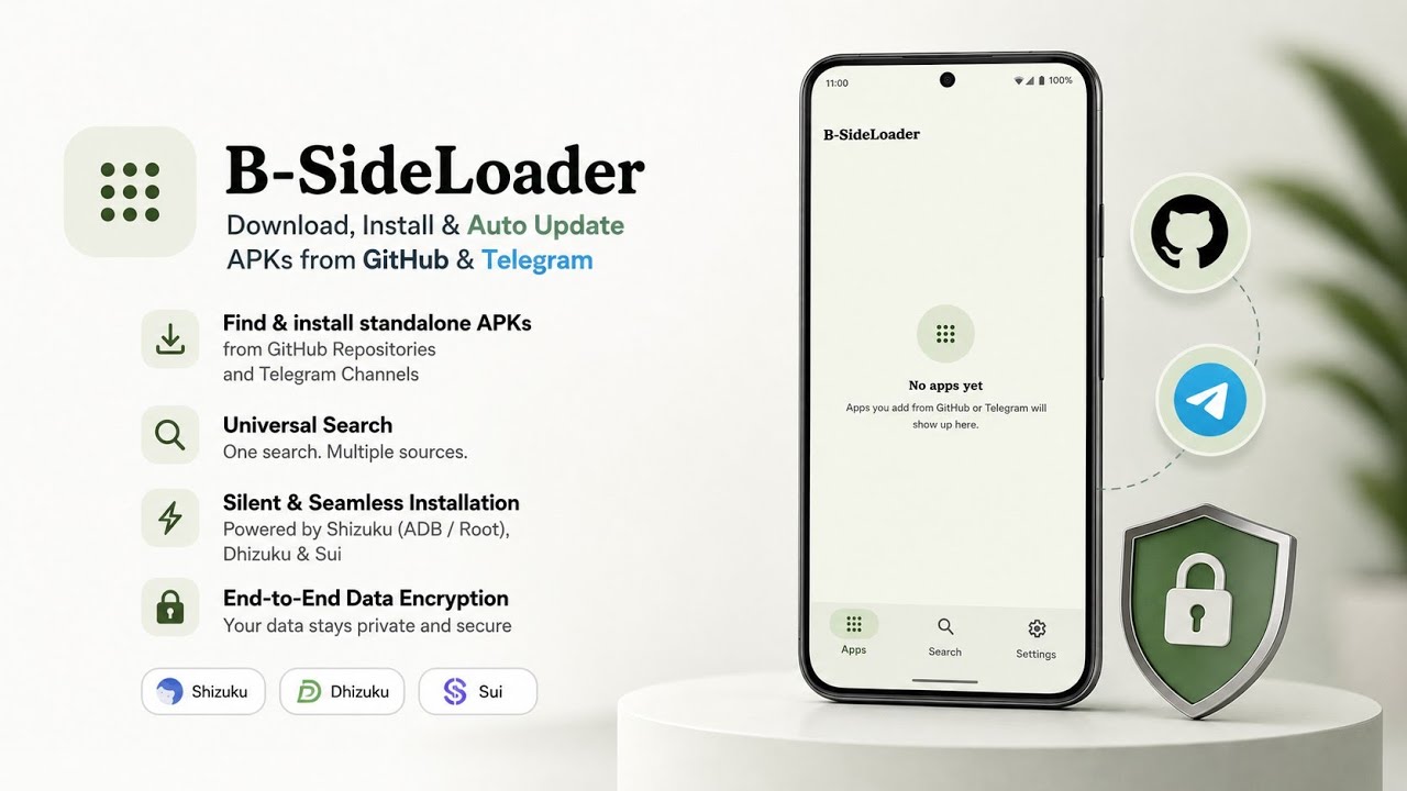 🚀 Auto-Update ANY APK! B-SideLoader App 🔥