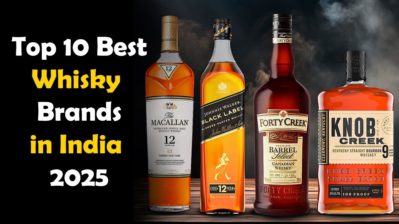 Top 10 Whisky Brands in India 2025