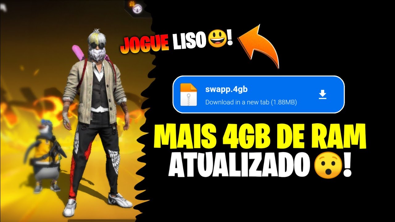 Funcionou Sem Root! Como aumentar a memória ram! Memória Swap Celular! Tire LAG e Travamento FF