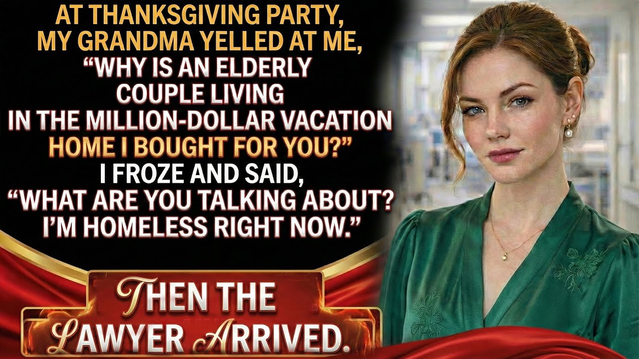 At Thanksgiving, My Grandmother Yelled At Me, But I Froze And Said, 