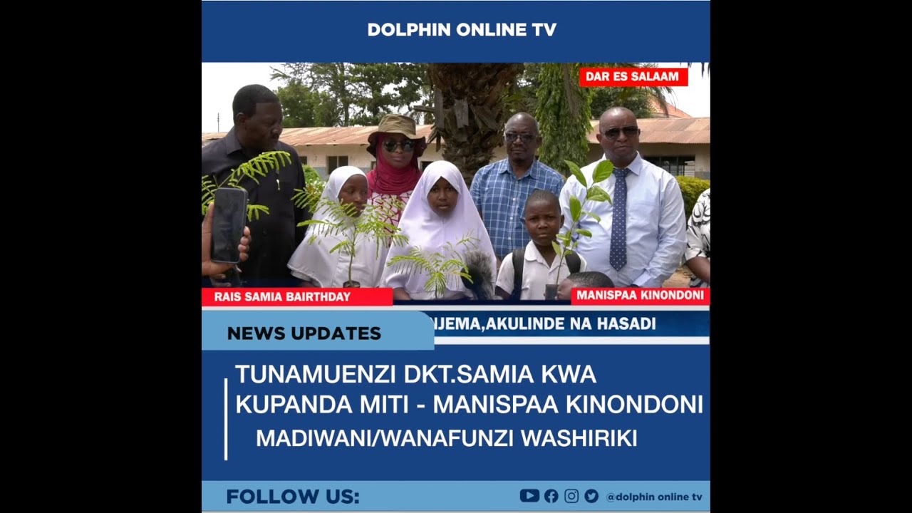 MADIWANI KINONDONI WAMUENZI DKT.SAMIA SIKU YA KUZALIWA KWA KUPANDA MITI