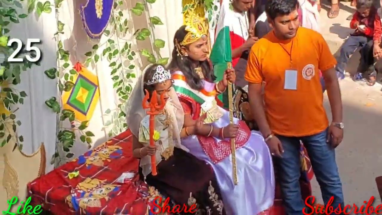 झाँकी 60 ~ 6 min mei | shivratri | शिवरात्रि हाजीपुर| 2022 hajipur | Nityanand Rai राज्य गृहमंत्री #
