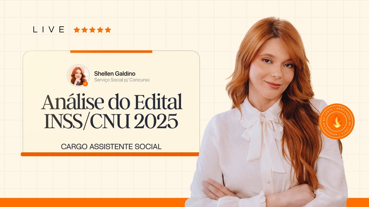Analisando o edital do CNU/INSS - FGV - Assistente Social