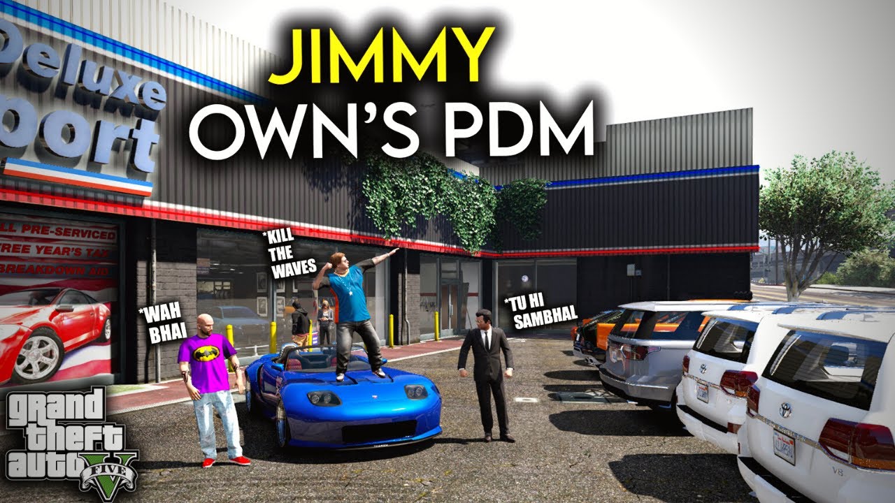 104 - JIMMY'S FIRST OWN SHOWROOM | Rich Life Series | GTA 5 MODS - HXB