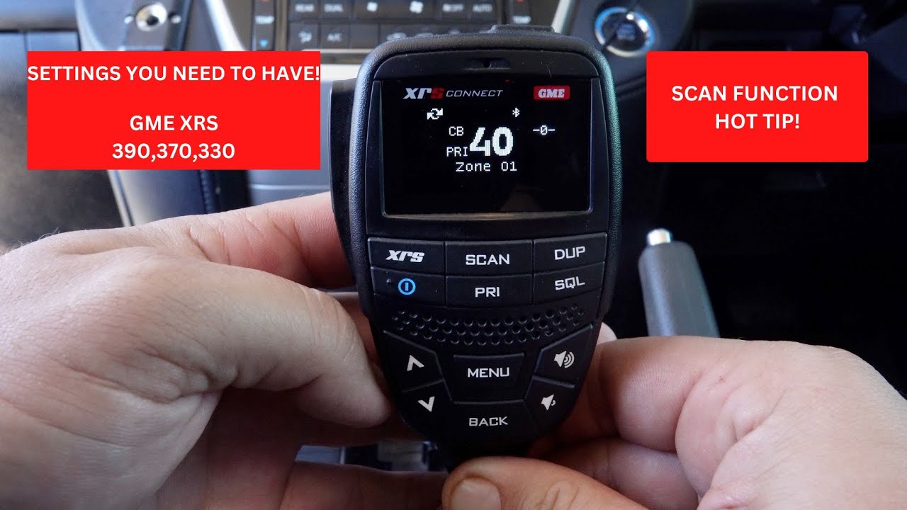 UHF - GME XRS 390,370,330. Use your scan function to your advantage!!!