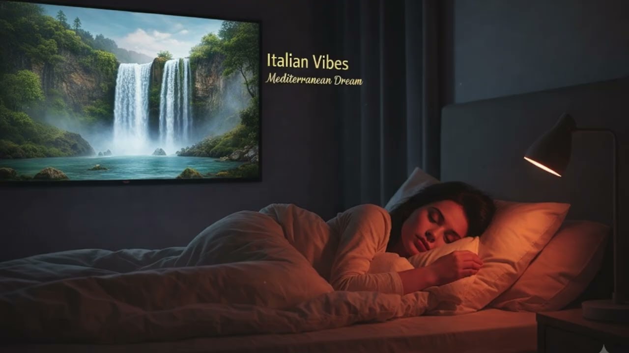 🌙 Mediterranean Night Escape 🍋Romantic Vintage Italian Music for Sleep & Relaxation