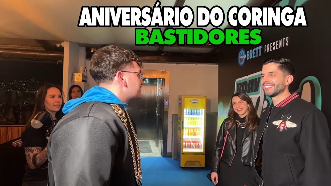 CAIOX MOSTRANDO OS BASTIDORES DA FESTA DE ANIVERSÁRIO DO CORINGA #1