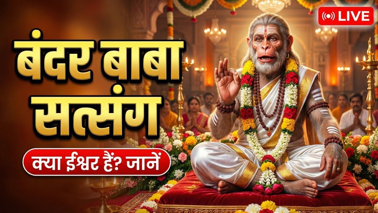 बंदर बाबा । सत्संग क्या ईश्वर है । भगवान में आस्था रखने से क्या प्राप्त होता