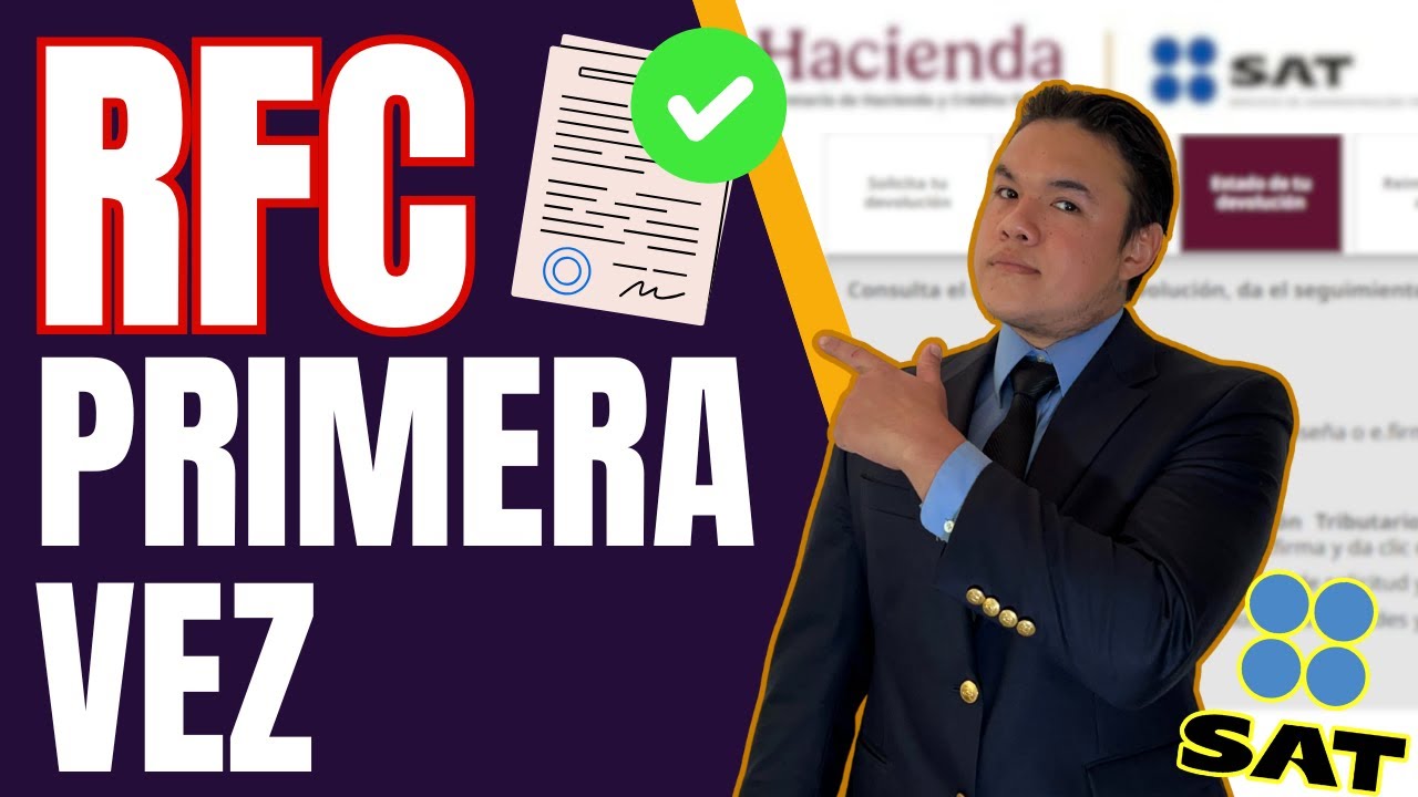 Cómo tramitar tu RFC por primera vez en el SAT paso a paso ✅