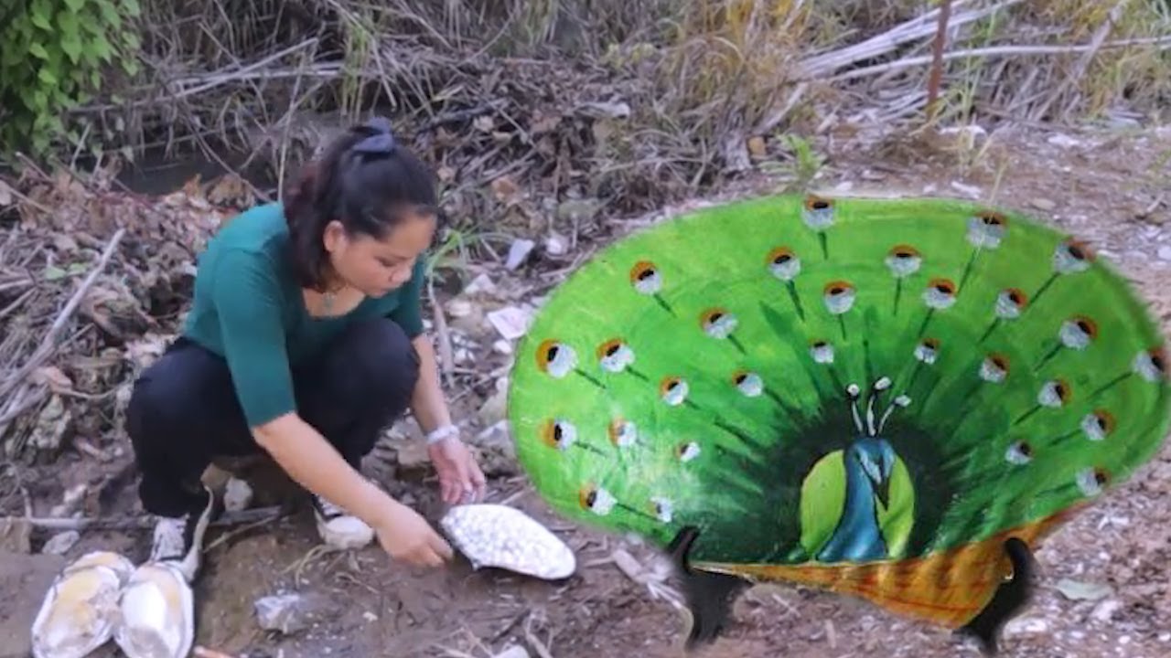 🐍 The mysterious creature with huge mountain clam shells and extremely beautiful pearls