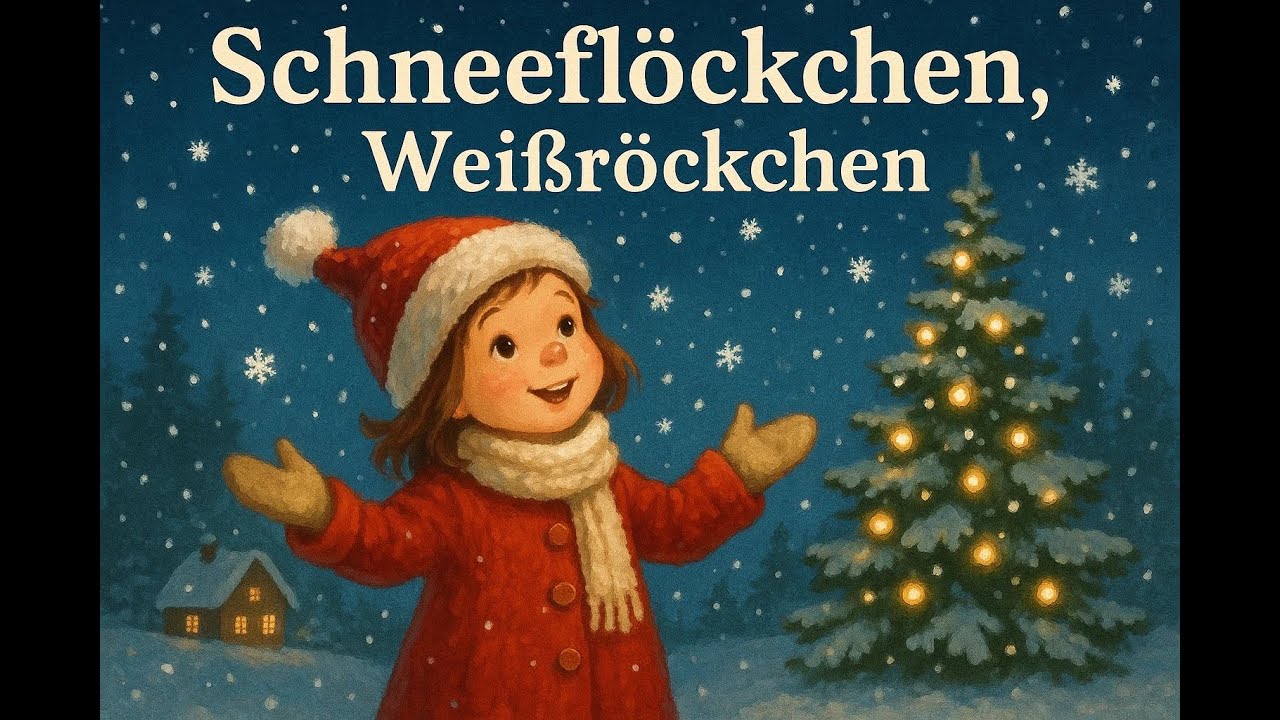 🎶Kinderlieder Hop Hop🎶 &ndash; ❄️✨ Schneefl&ouml;ckchen, Wei&szlig;r&ouml;ckchen ✨❄️ | Kinderlied deutsch
