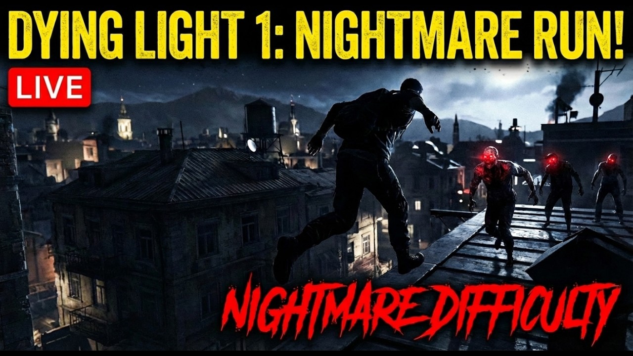 Dying Light Nightmare Difficulty LIVE | No Mercy Mode @de_EVILSOUL