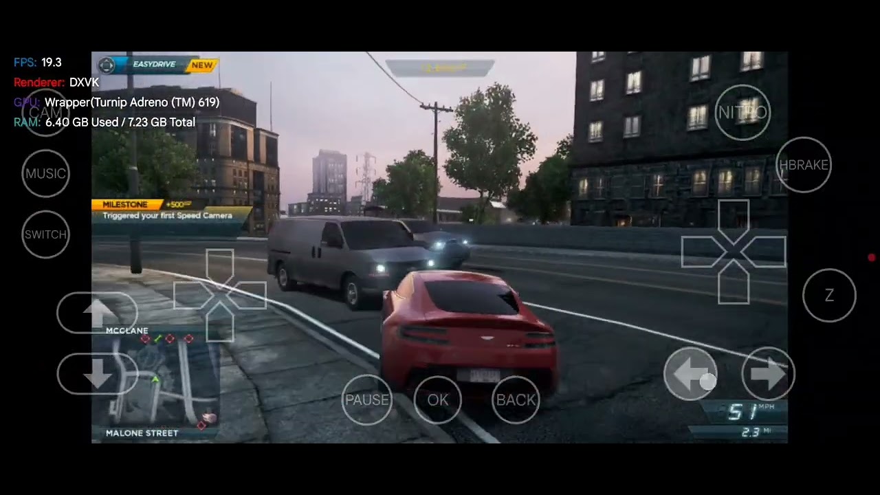 Need For Speed Most Wanted 2012 Gameplay on Snapdragon 695 | Winlator Bionic Ludashi v2.7.2