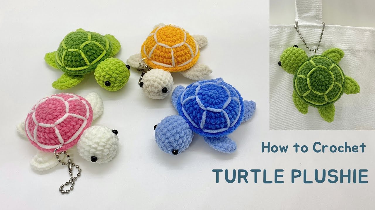 How to Crochet a Turtle Plushie 🐢✨ | Easy Crochet Tutorial