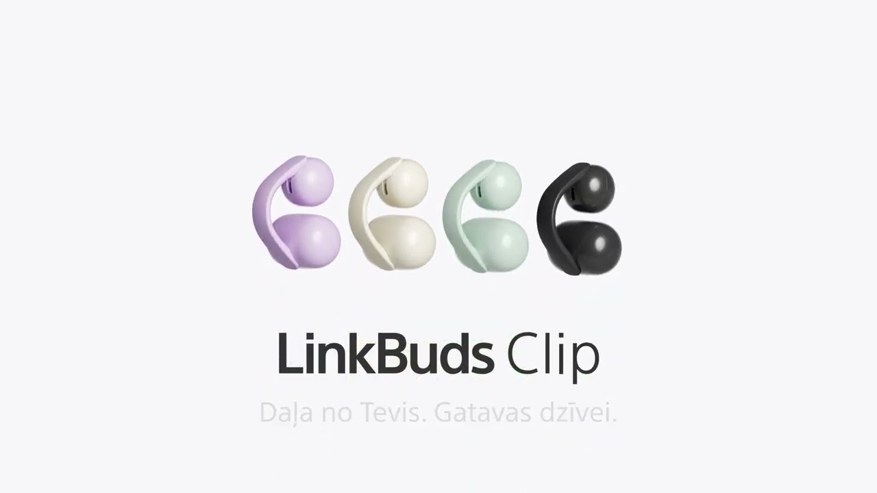 Наушники SONY LinkBuds Clip — часть вас, готовая к жизни.