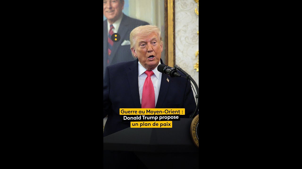 Guerre au Moyen-Orient : Donald Trump propose un plan de paix