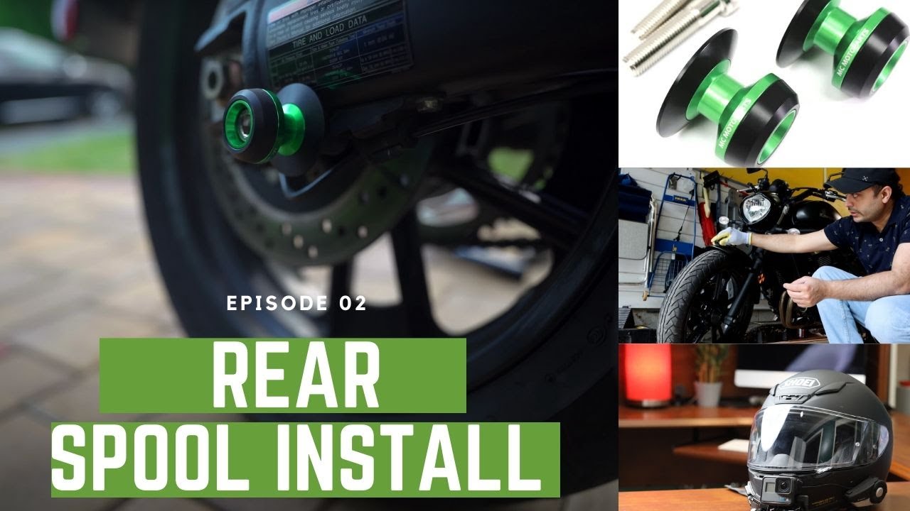 Kawasaki Vulcan S - Rear Swing Arm Spool and Venom Stand Install | TLYRIDER | Episode 02