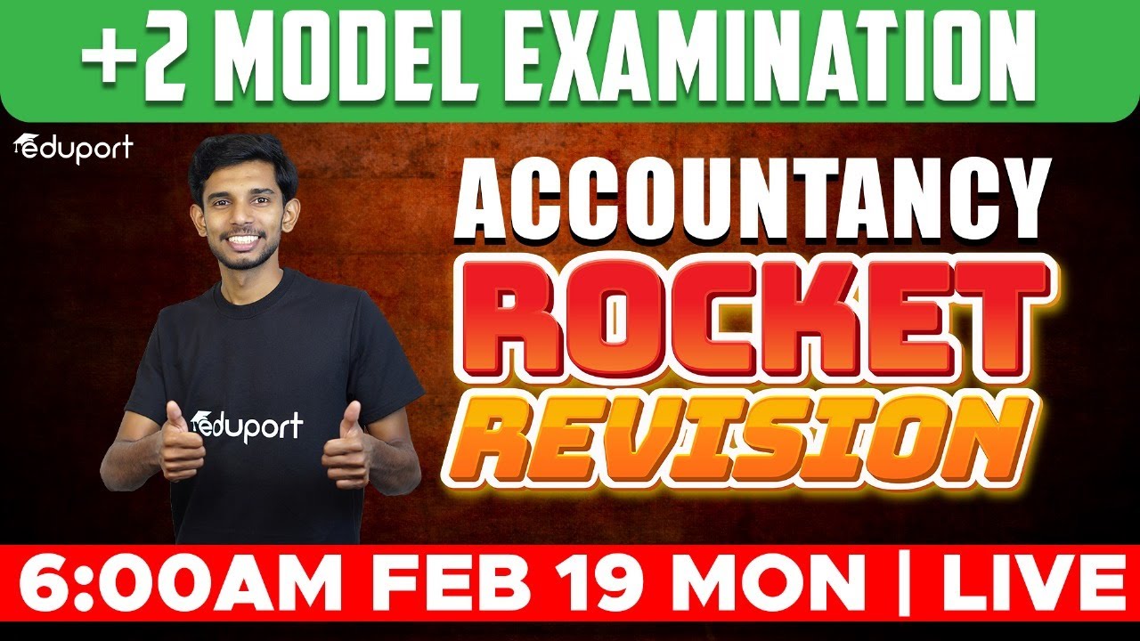 Plus Two Model Exam Accountancy - Rocket Revision | Eduport Commerce