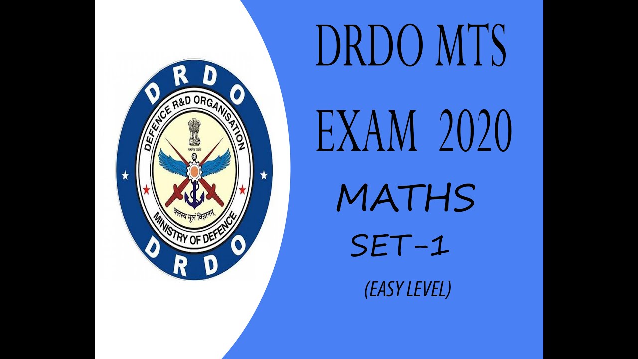 DRDO MTS 2020 MATHS PRACTICE SET-1 | SSC MTS | RRB NTPC |