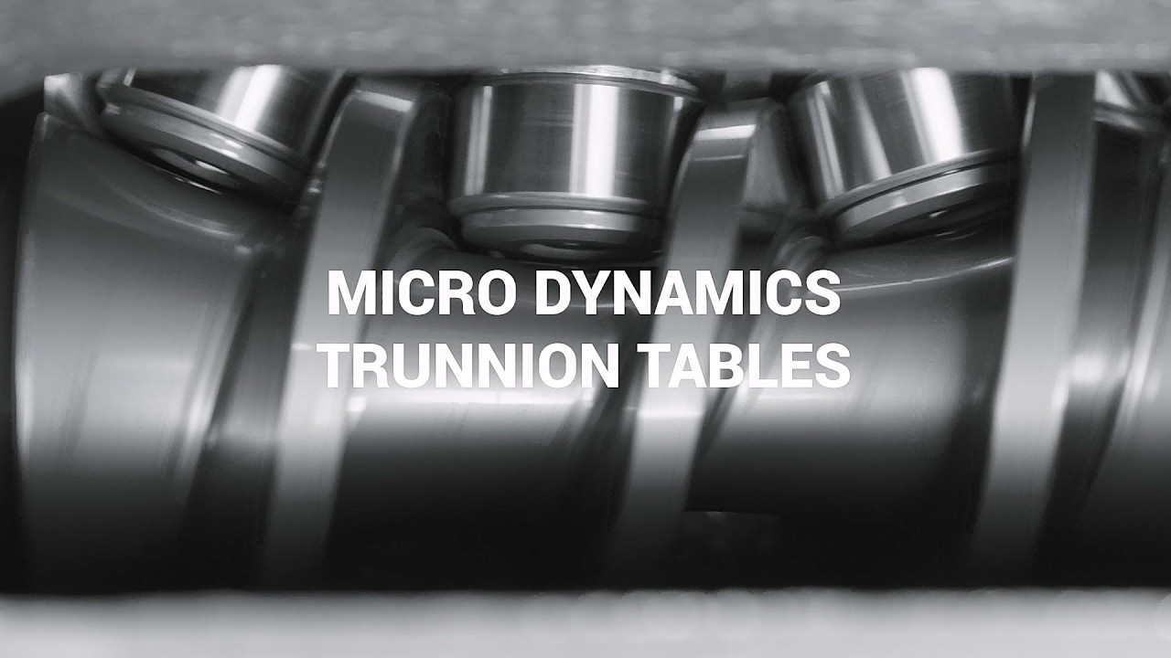 New Roller Gear Cam Trunnion Table on the MEGA 30VT / TERA 50VT
