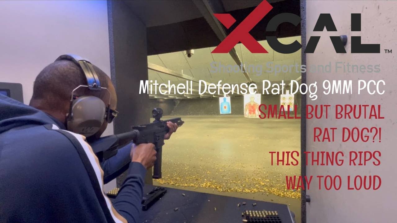 This Mitchell Defense 9MM Should Be Illegal 😳 Rat Dog at #XCAL