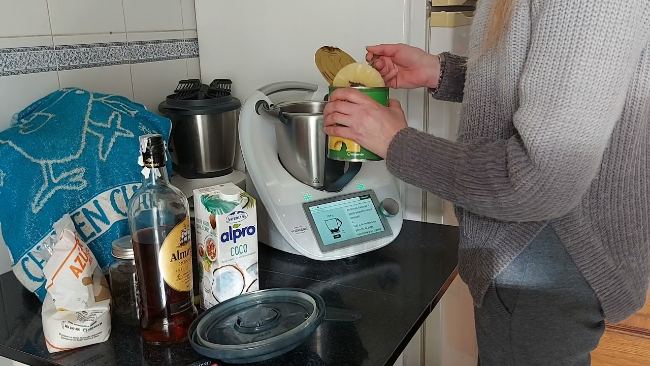 piña 🍍 colada con thermomix