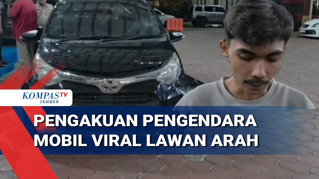Viral Lawan Arah di Gunung Sahari, Pengemudi Jadi Tersangka