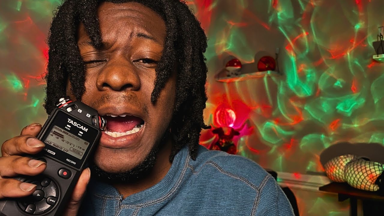 These ASMR Mouth Sounds Hit Each Ear Differently (WET vs DRY) 