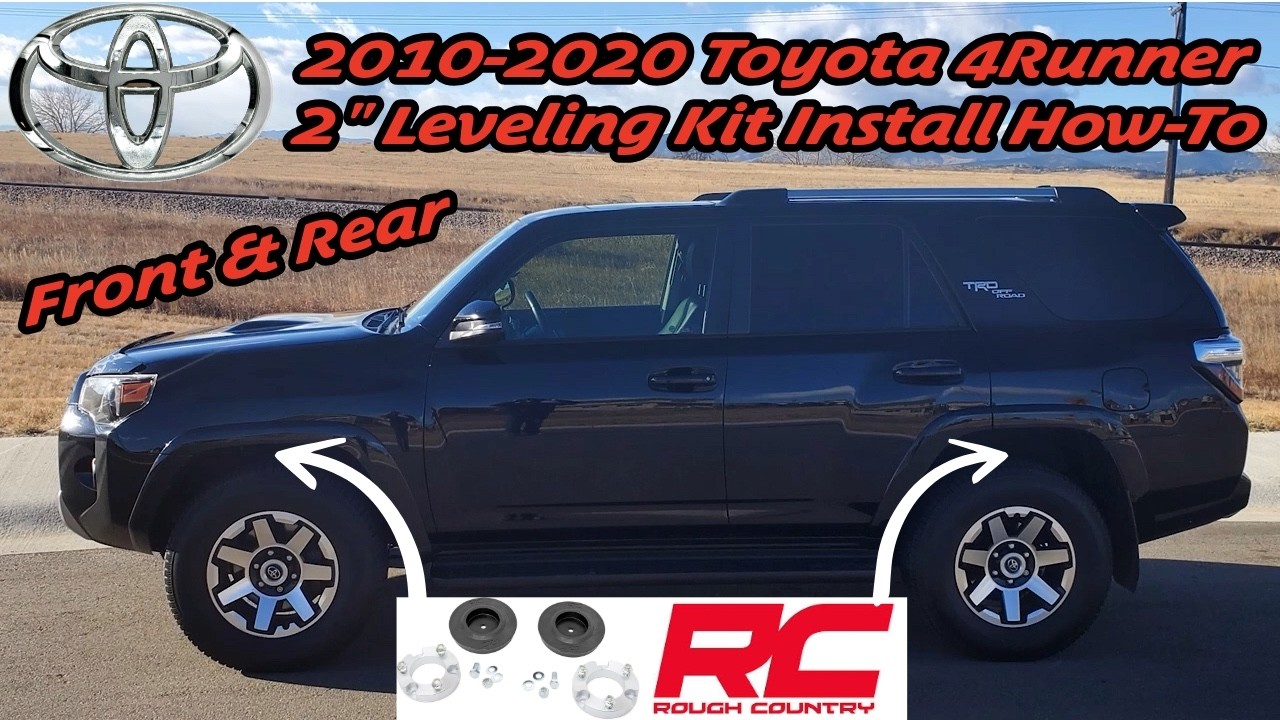 Как установить комплект для выравнивания/подъема Toyota 4Runner Rough Country 2 дюйма