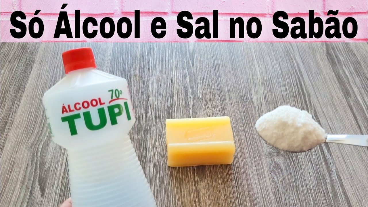 Só Álcool e Sal no Sabão e Mais Nada! Nunca Mais Gastei Dinheiro Depois Dessa Receita 💰