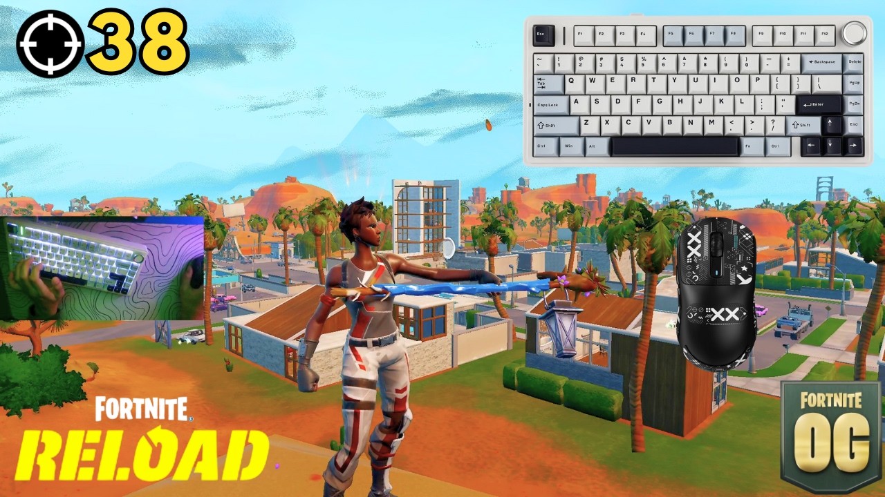 38 Elimination OG Fortnite Reload Solo Gameplay (Aula F-75 ASMR)