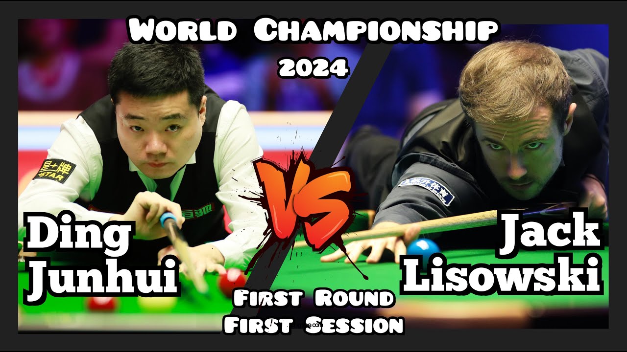 Ding Junhui vs Jack Lisowski - World Championship Snooker 2024 - First Round - First Session Live