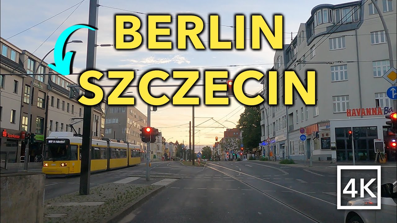 Driving BERLIN to SZCZECIN - Germany to Poland