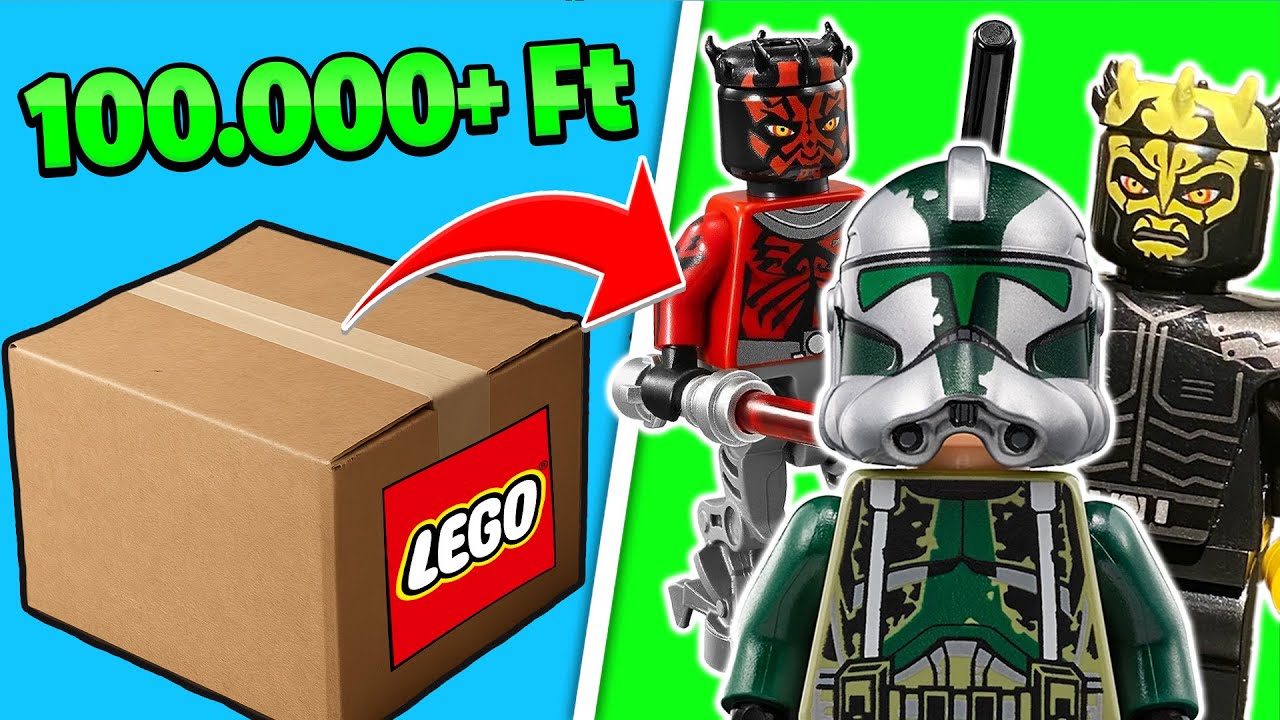 ÓRIÁSI LEGO STAR WARS MINIFIGURA HAUL!