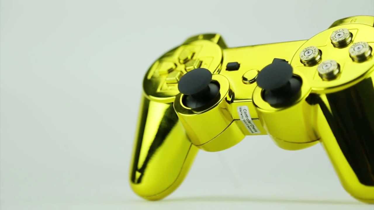 Gold Chrome - PS3 - Custom Controllers - Controller Chaos