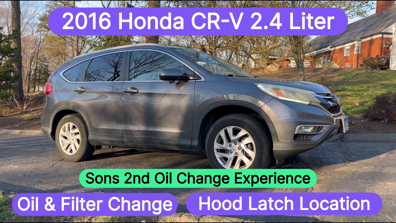 2016 Honda CR-V Oil and Filter Change