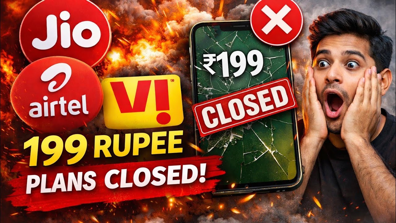 Airtel Vi Jio ₹189 Plan बंद Sabse Sasta Calling Plan 189 Close Bad News Sim Card Users 2026