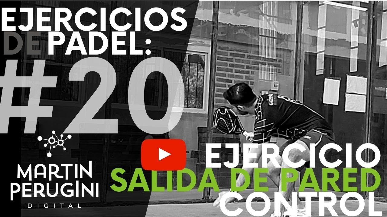 Ejercicio de Padel: CONTROL de Salida de pared c/angulo. Padel 2022 #padel