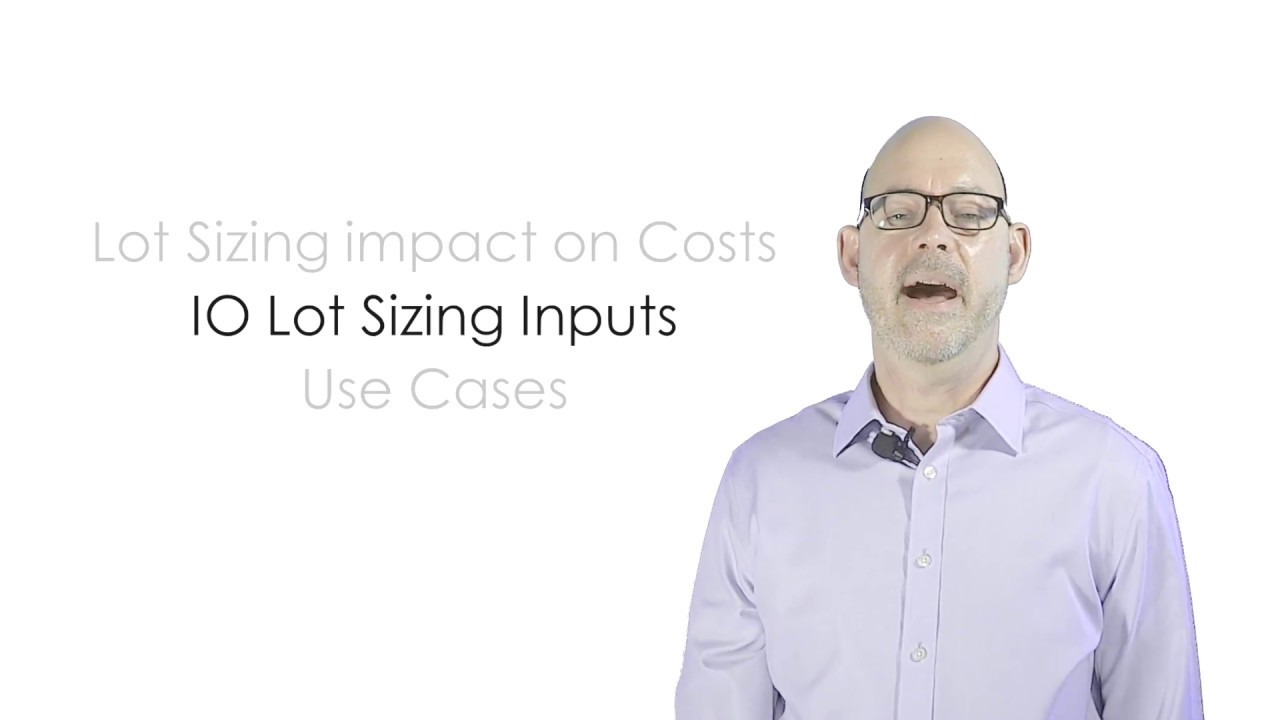 SAP IBP Inventory: Lot Sizing Impact