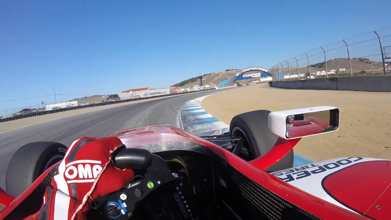 #INDYCAR In-Car Theater: Visor Cam with Indy Lights driver Zach Veach at Mazda Raceway Laguna Seca