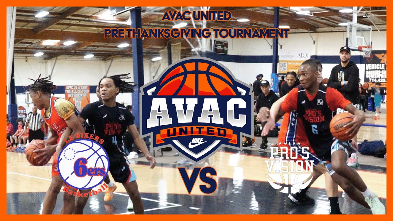 IE SIxers vs Pros Vision | Game Film | AVAC United Pre Thanksgiving Tournament | 14U | 11-23 & 24 24