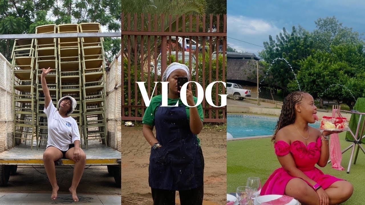 #vlog | work | decoration 💐 | catering | 22nd birthday celebration 🩷🎂