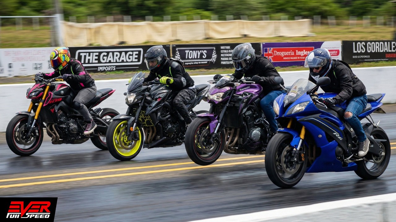 Kawa Z900 🆚️ Z1000 🆚️ MT-09 🆚️ GSX-S750 🆚️ Ninja ZX6R 🆚️ Z1000SX 🆚️ R6R | CARRERAS 8th Válida 2024