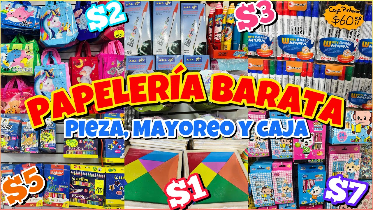 ✏️ PAPELERÍA a PRECIOS de CAJA ¡DESDE CENTAVOS!🤑 LIBRETAS, COLORES, PLUMAS / CENTRO CDMX