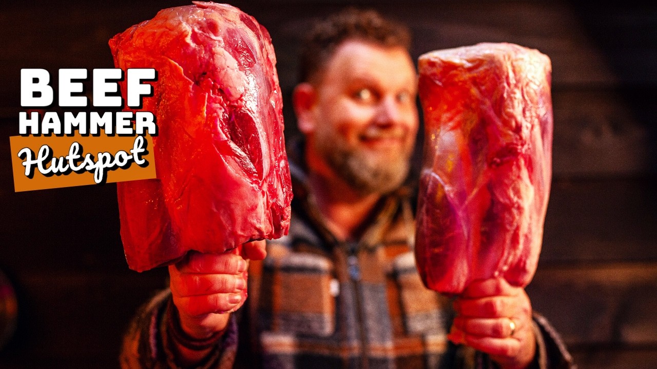 BEEF HAMMER op de BBQ met hutspot!