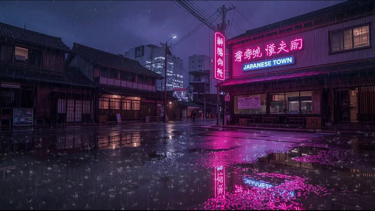 Night Rain Ambience 🌙 Lofi Beats for Focus, Relax & Quiet Moments #45