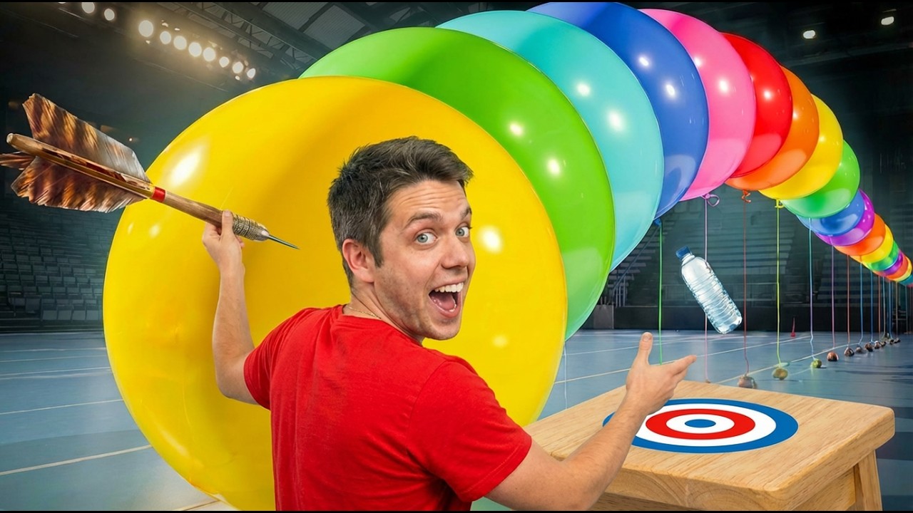 First To Pop Every Balloon WINS!