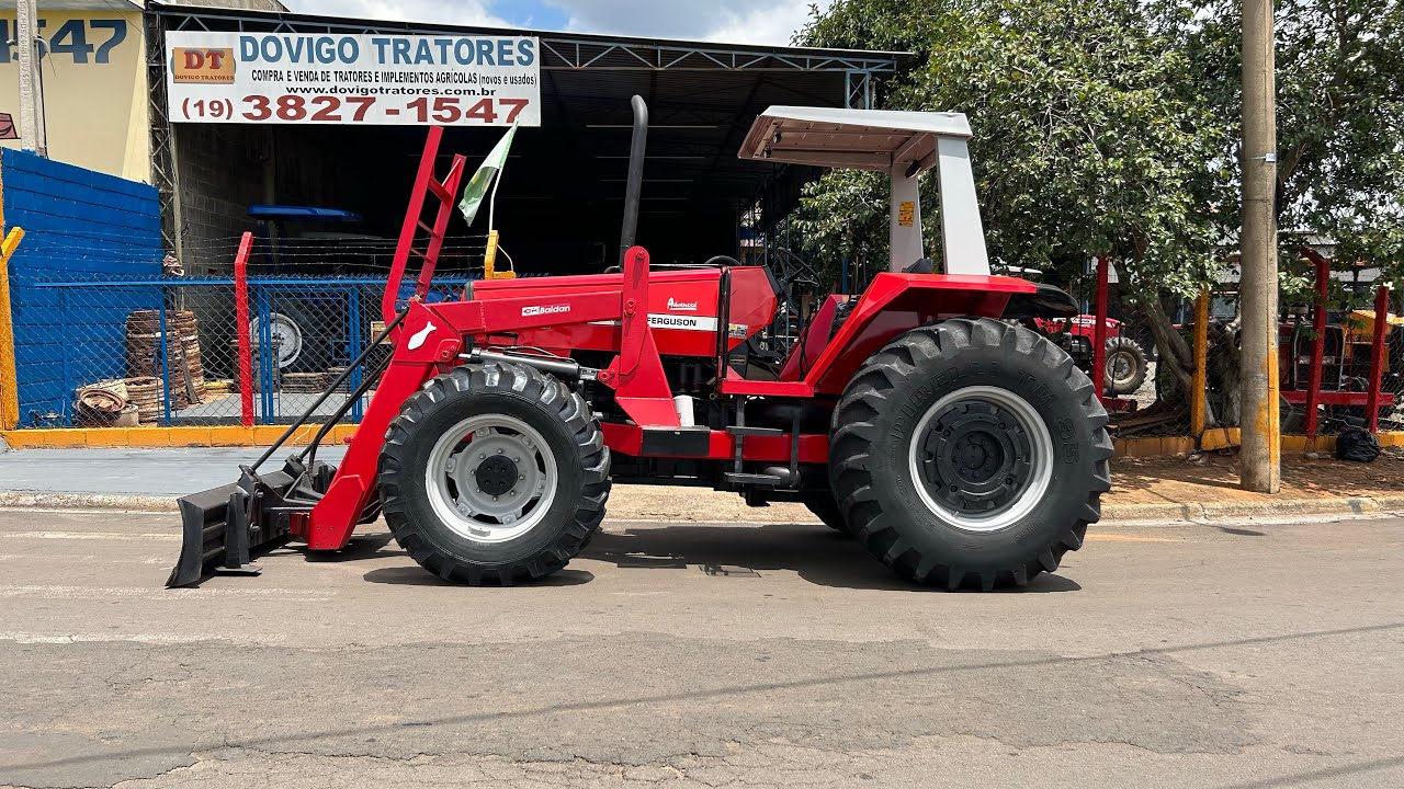 Trator Massey Ferguson 650 Advanced 4x4 Ano 2003 com plaina dianteira a venda !!    Vendido